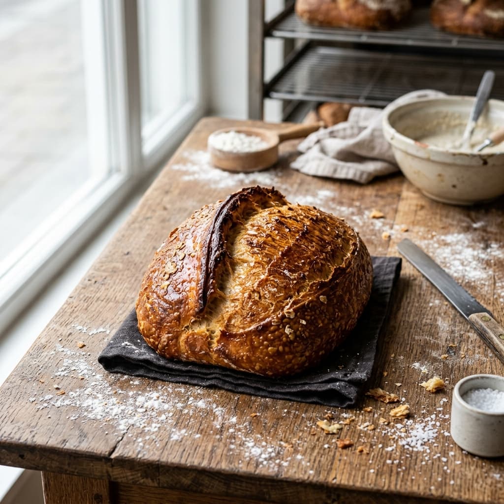 Altın Rengi Esneklik: Ekşi Mayalı Brioche